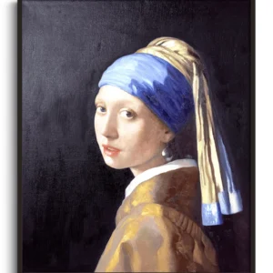 La Jeune Fille à la perle - Johannes Vermeer GMB-pre-migration