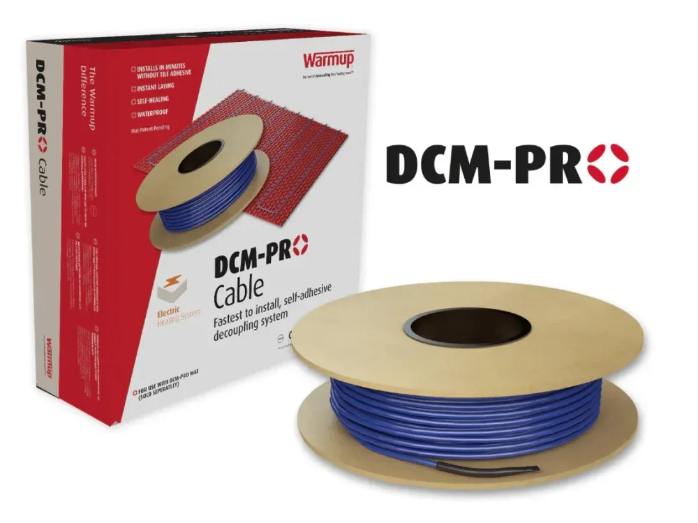 Câble chauffant électrique DCM-PRO, 2955 watts, 240 V, couverture de 224 pi², longueur de 746,4 pi Golden Elite Deco
