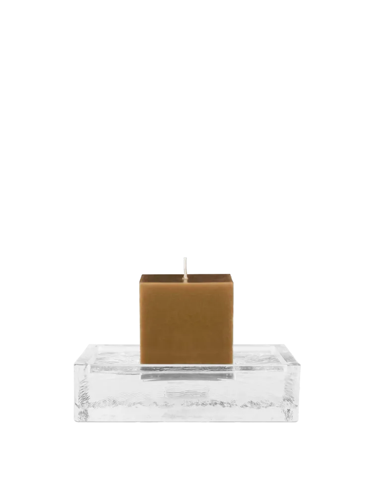 Gradia Candle Holder - Square - Clear