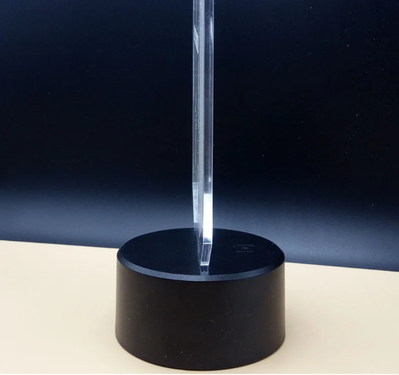 TD® Gradient coloré de carlin de lumière de nuit 3d