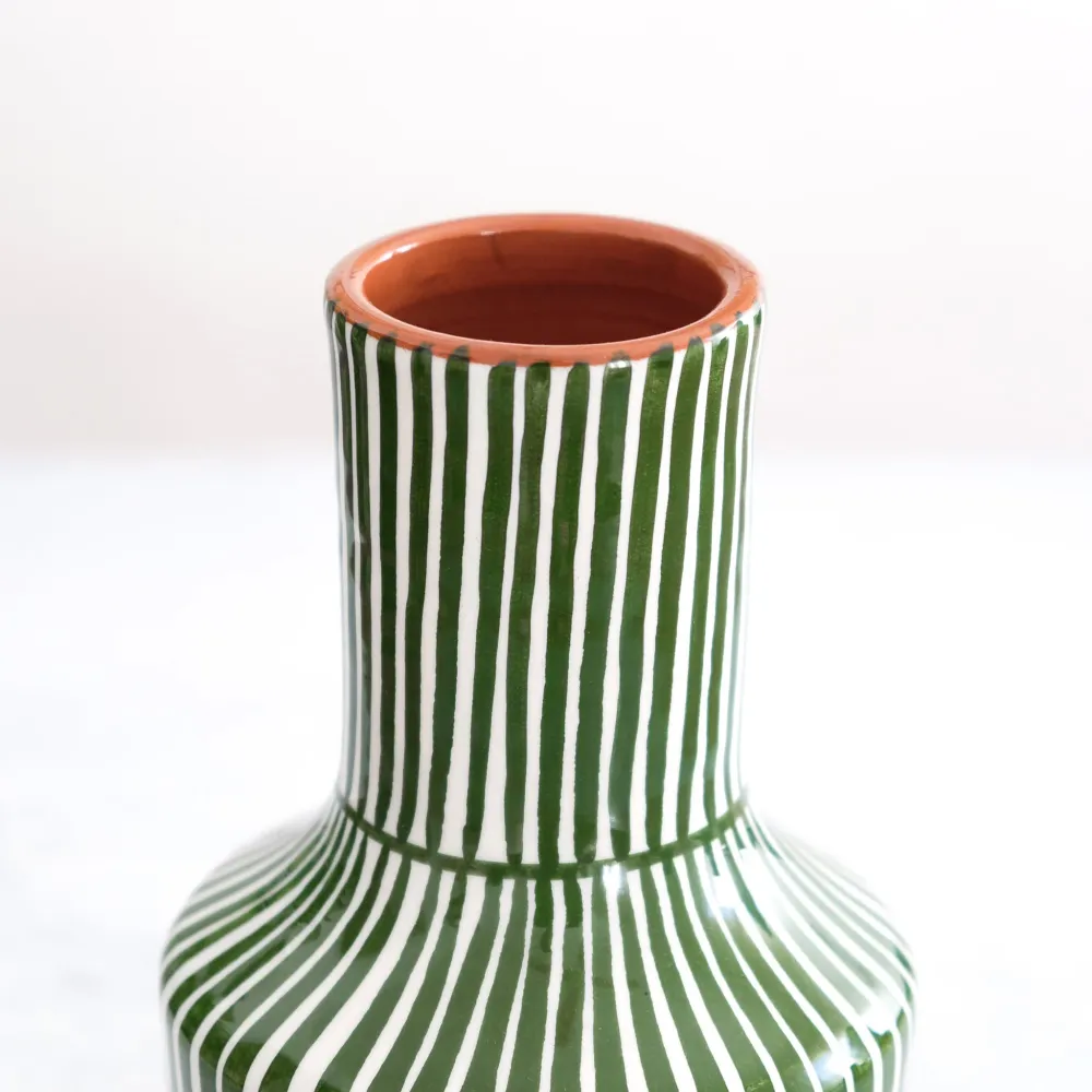 Grand vase Garafe en vert