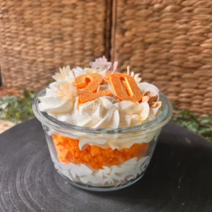 Grande bougie chantilly de salon parfum MONOI PECHE