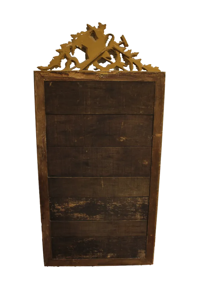 Grande Miroir Français en Bois Doré, Style Louis XVI, Seconde Moitié du XIXe Siècle
