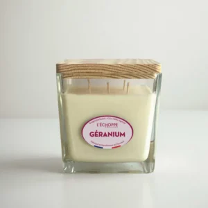 Géranium - Bougie parfumée 700g