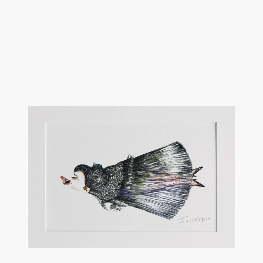 Gravure "Sardinha" par Isabel Amorim