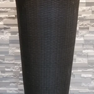 Gros pot ROTIN noir 20''X40''