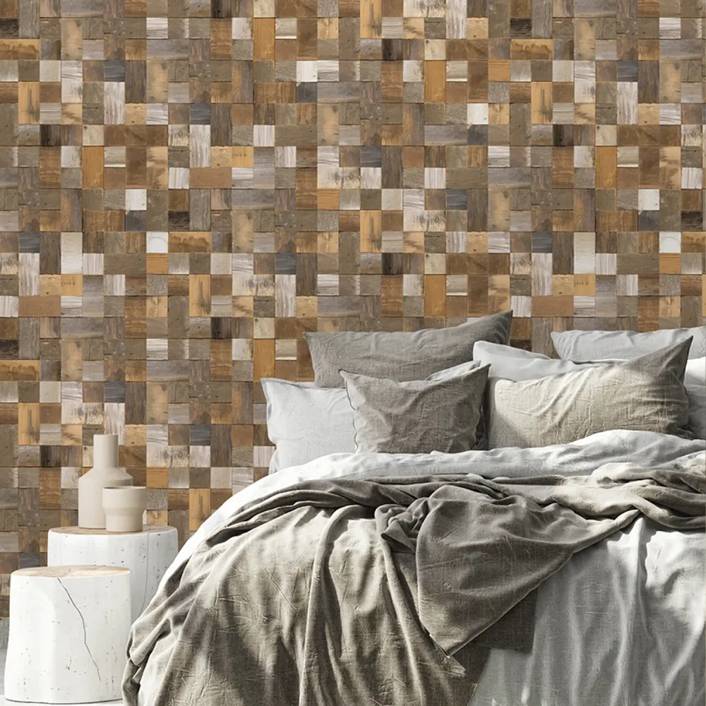 Revêtement mural Element 3D carreaux bois Grosfillex Expert