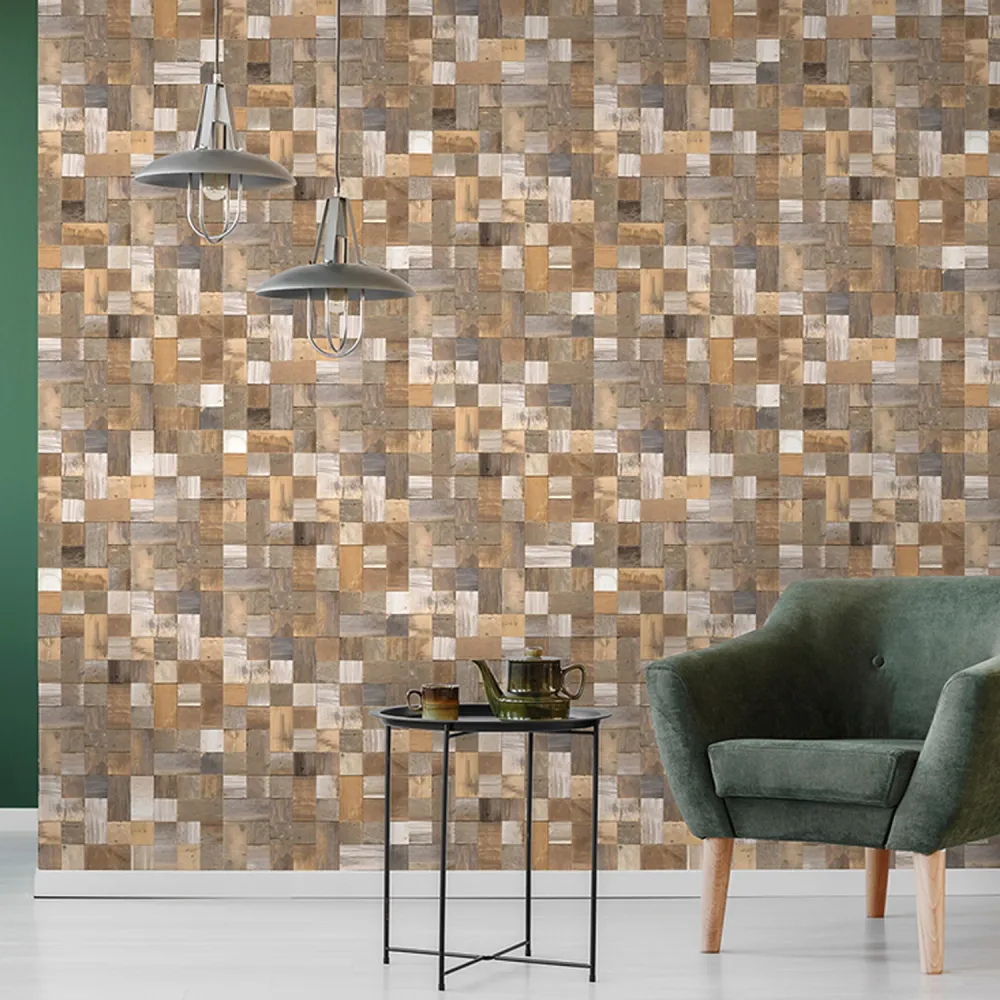 Revêtement mural Element 3D carreaux bois Grosfillex Expert