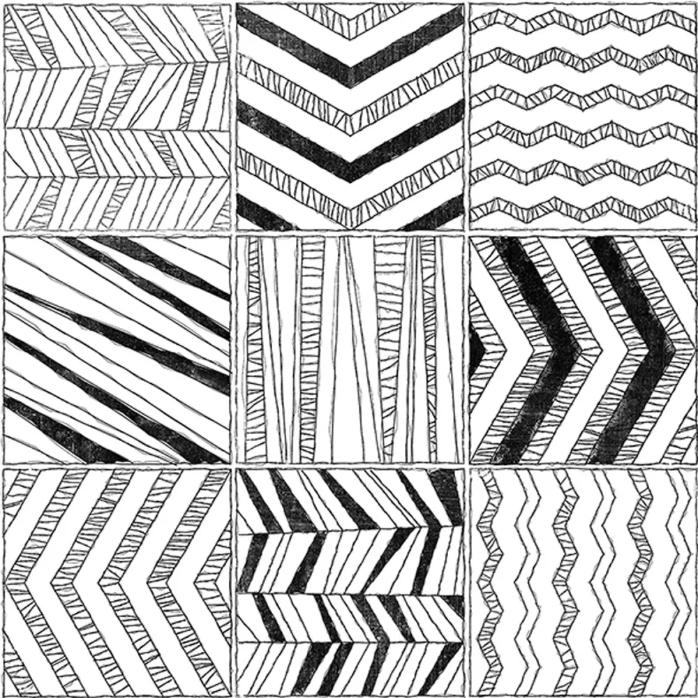 Revêtement mural Element 3D Sketch B&W Grosfillex Expert
