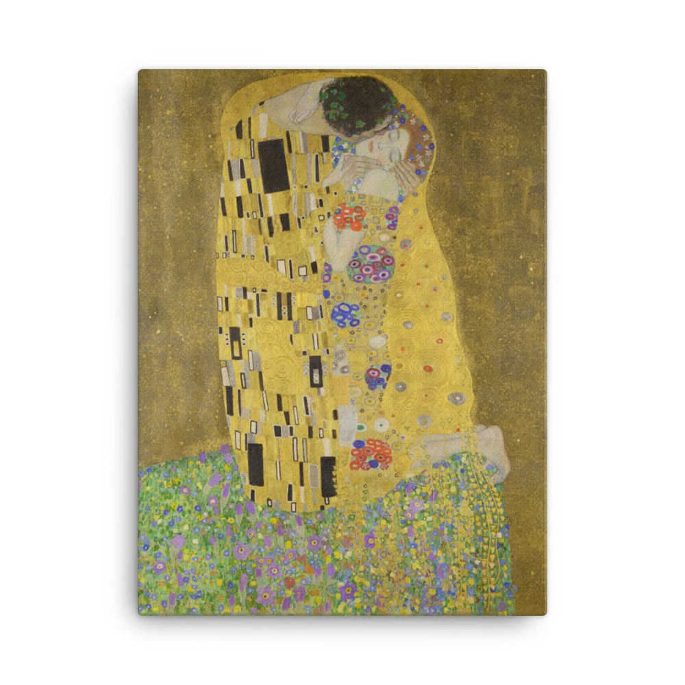 Gustav Klimt, Le Baiser - Toile