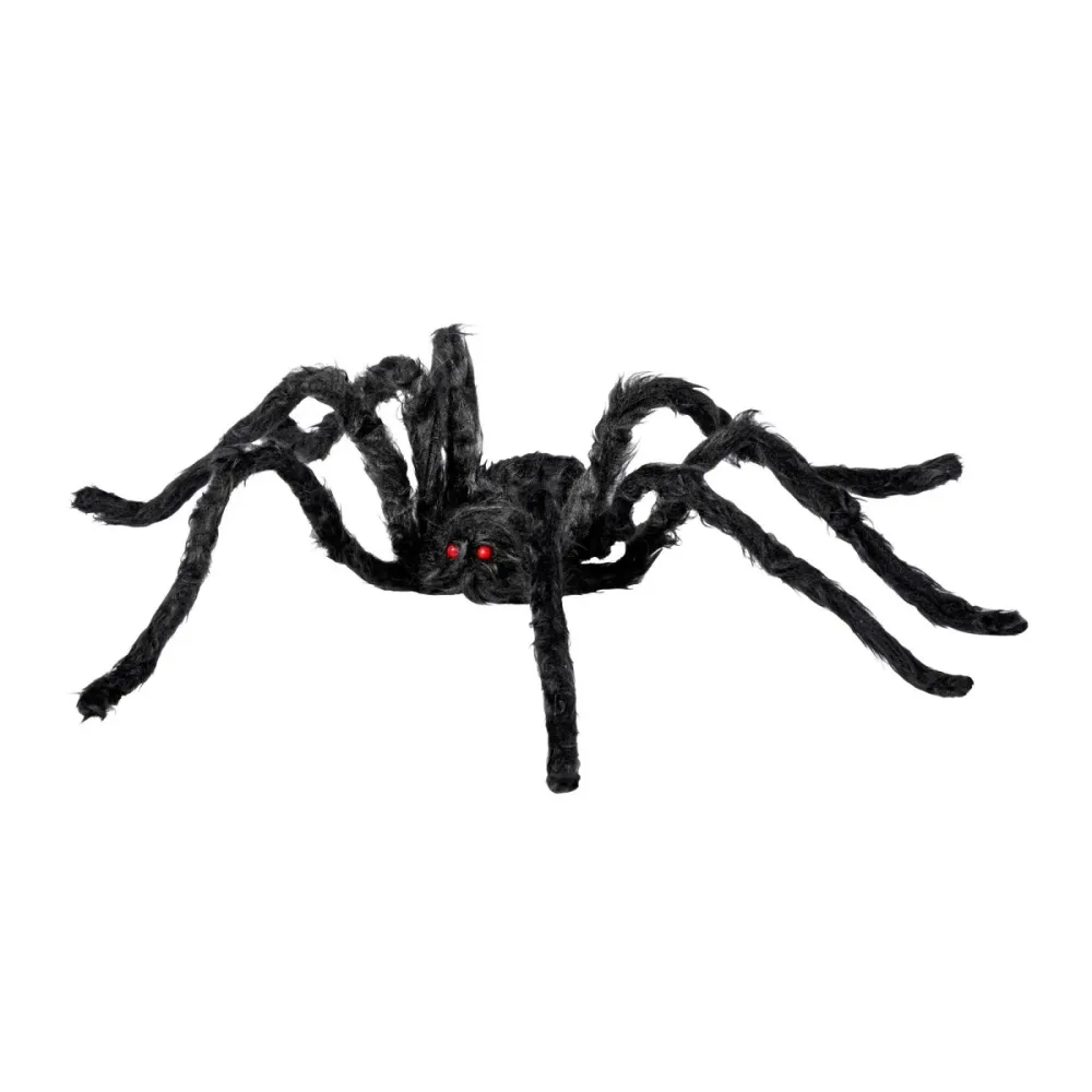 Halloween Fausse Araignée Noire 75cm
