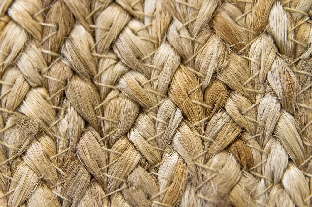 HAMID - Tapis Jute Naturel, Jute Alhambra Rond, Tressé à la Main, Tapis 100% Fibre de Jute pour Salon, Chambre, Décoration...