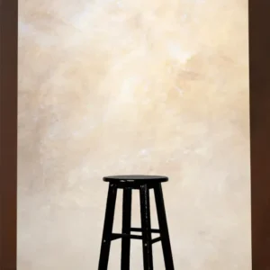 EN STOCK - Toile de fond peinte à la main texturée jaune beige Clotstudio #clot529 Hand painted canvas