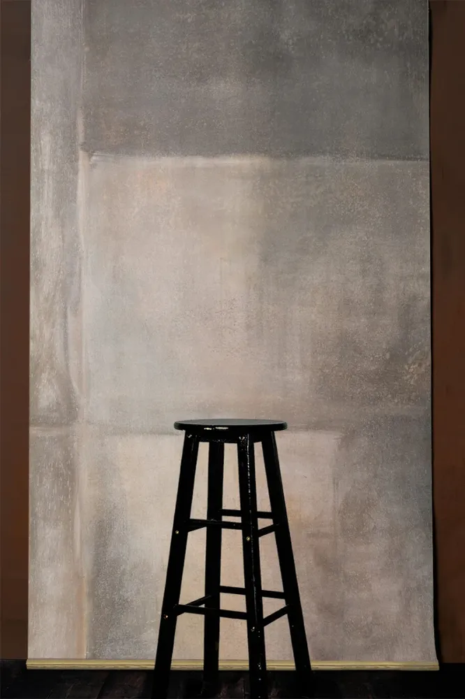 Toile de fond abstraite peinte à la main en gris texturé de Clotstudio #clot249 Hand painted canvas