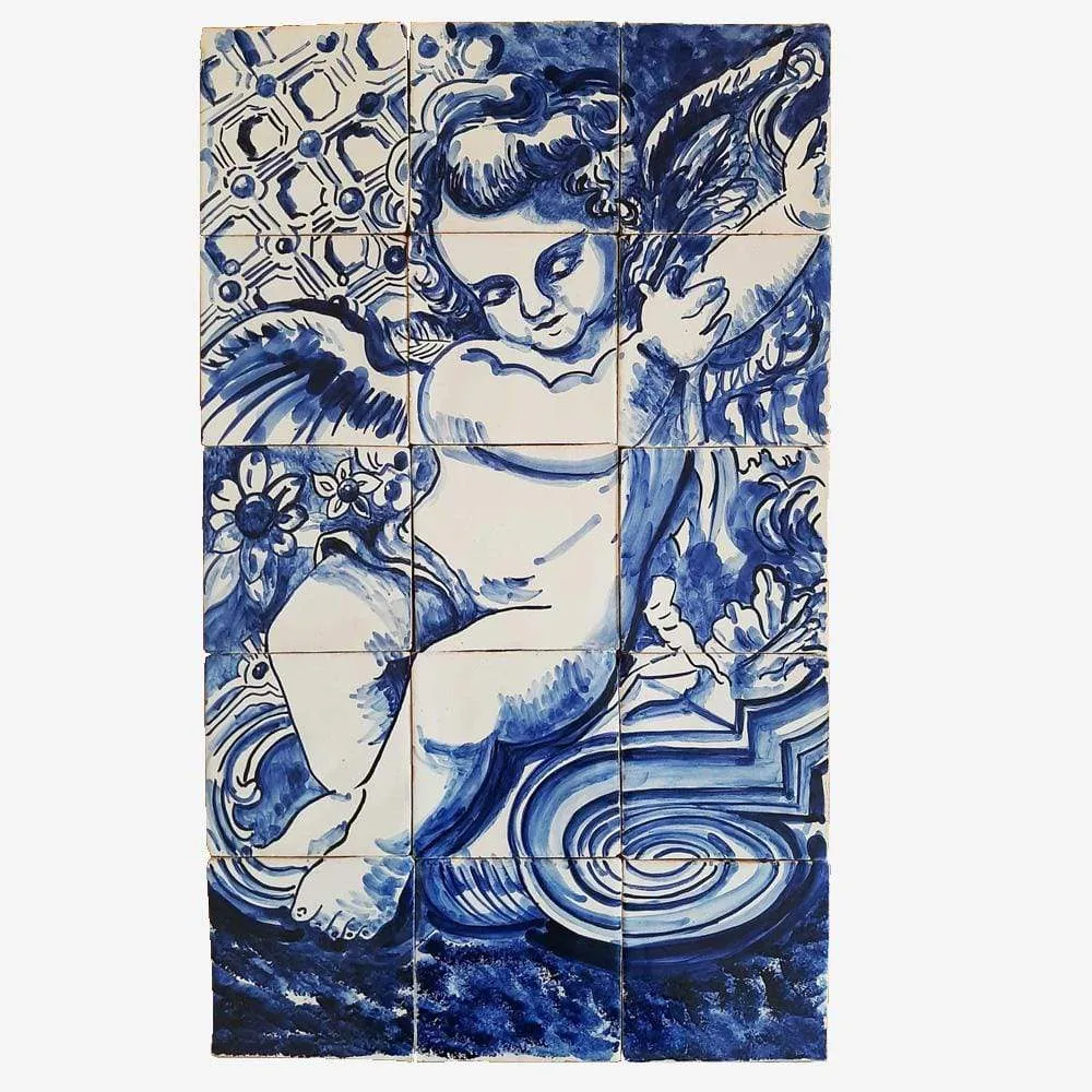 Fresque d'azulejos 70x40cm HAPO