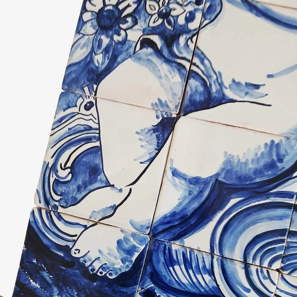 Fresque d'azulejos 70x40cm HAPO