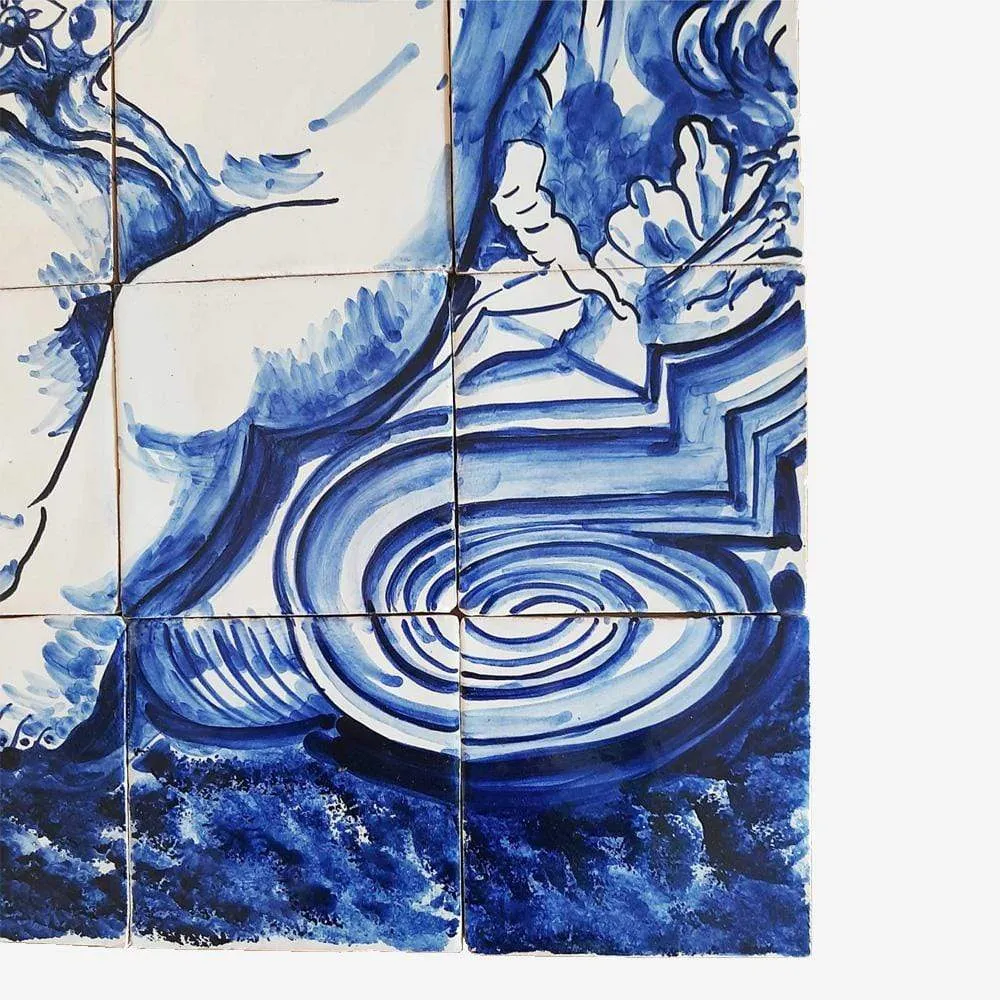 Fresque d'azulejos 70x40cm HAPO
