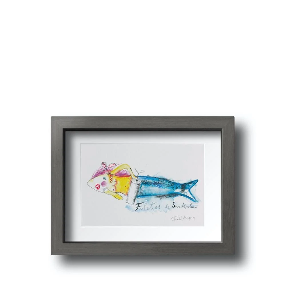 Gravure "Sardinha" par Isabel Amorim HAPO