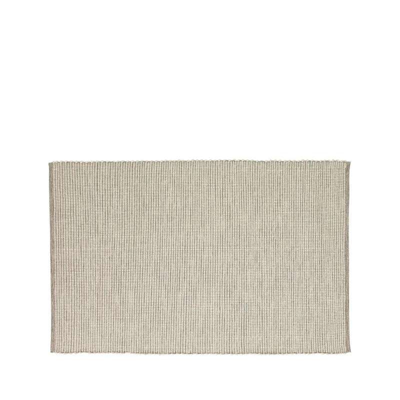 Hübsch Tapis Poppy, gris, blanc