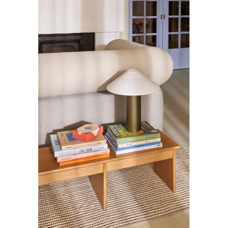 Hübsch Tapis Poppy, gris, blanc