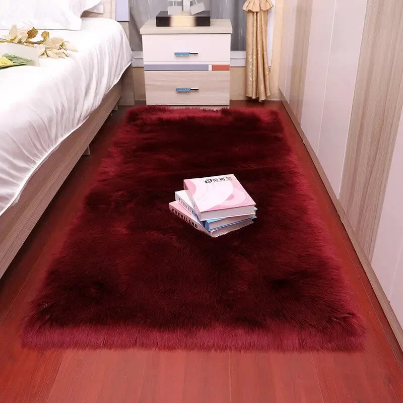 Tapis de chambre Bordeau Heikoa