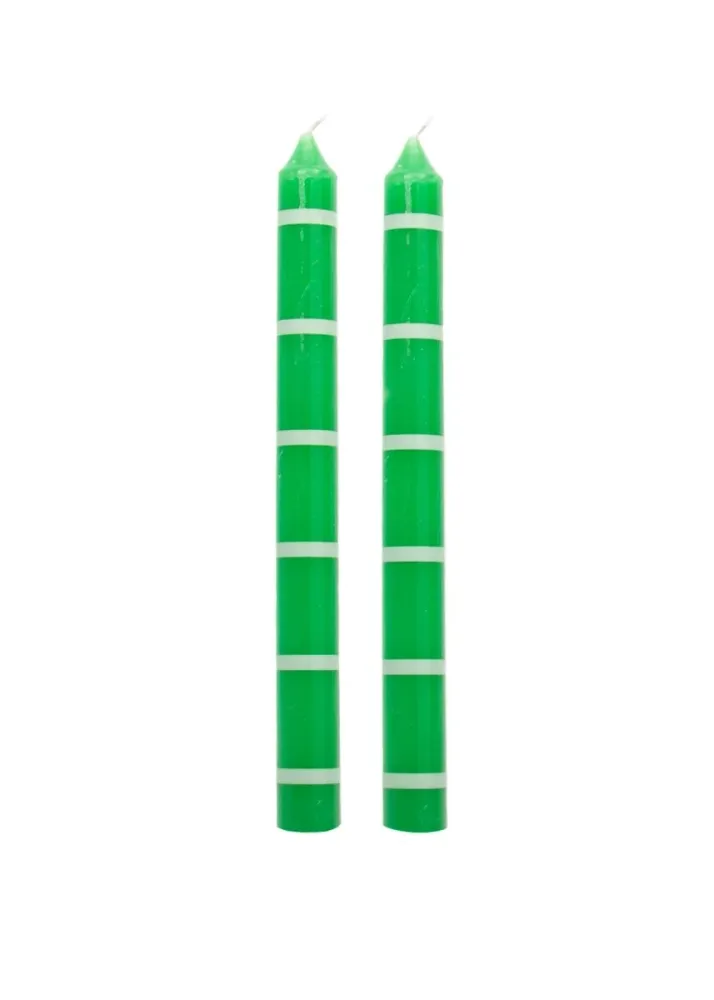 Paquet de 2 Bougies Vertes H.Ferretti Helio Ferretti