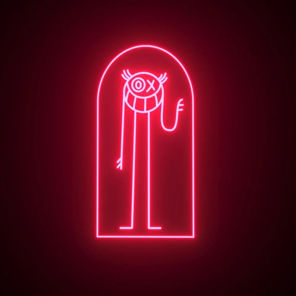 Hello Mr © André Saraiva - Signe en néon LED