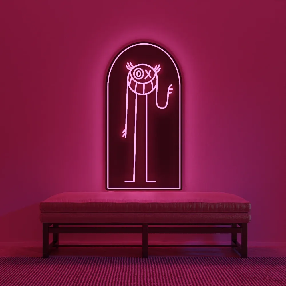 Hello Mr © André Saraiva - Signe en néon LED