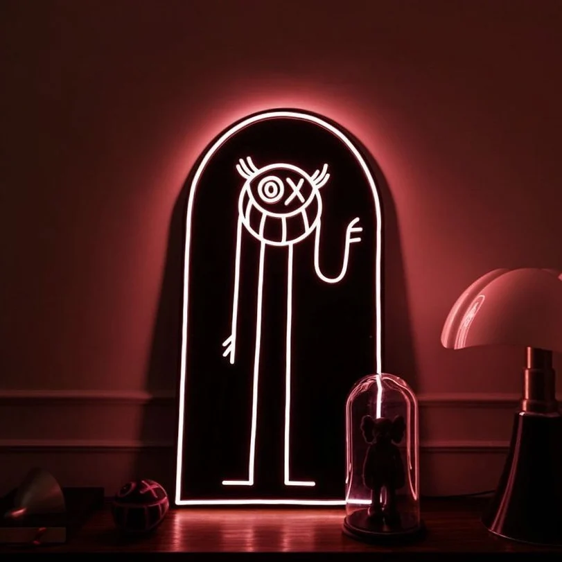 Hello Mr © André Saraiva - Signe en néon LED