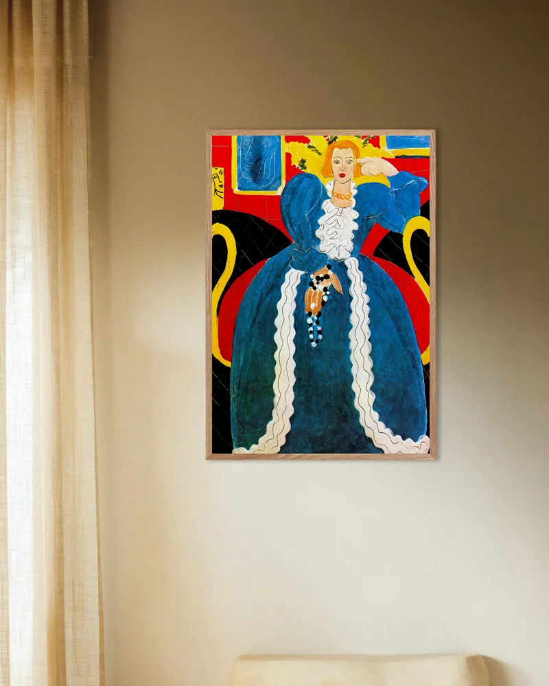 Femme en bleu (1937) par Henri Matisse - Poster