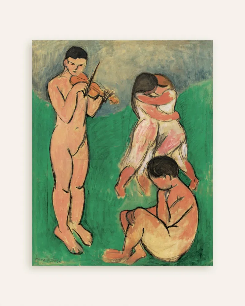 Musique (1907) par Henri Matisse - Poster