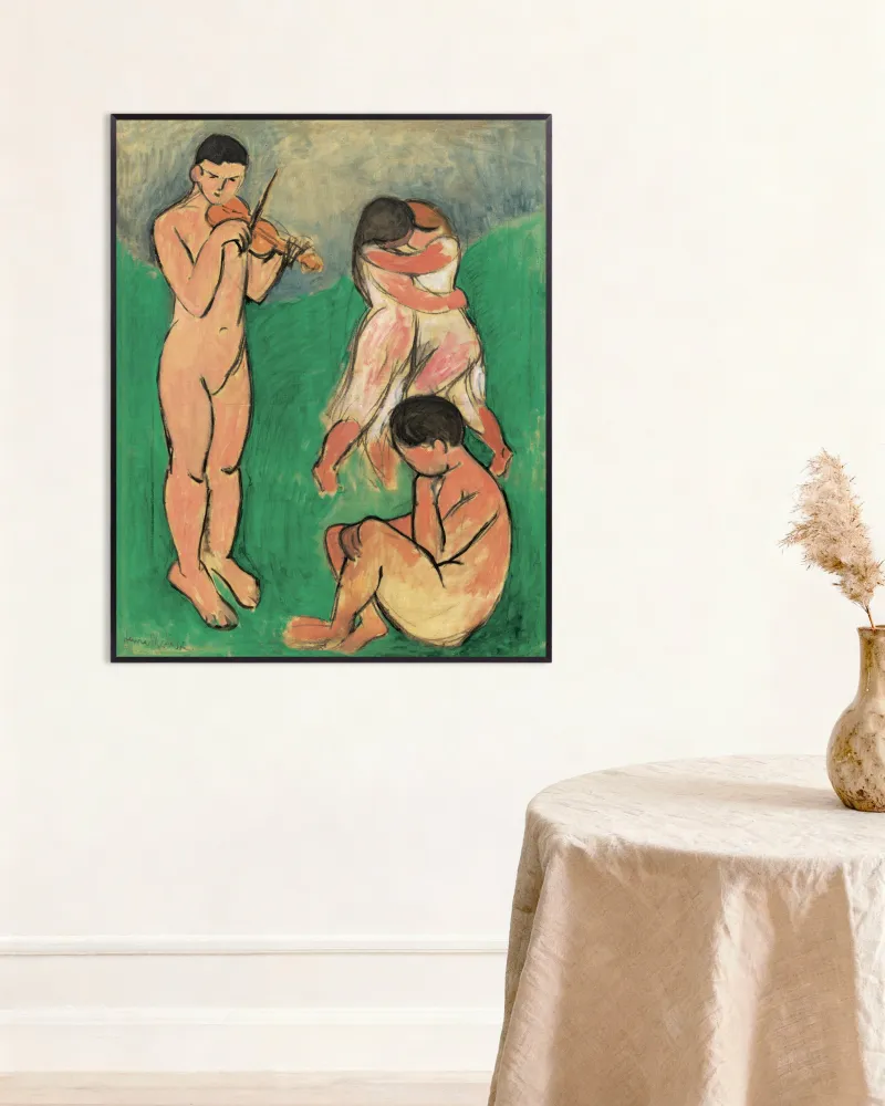 Musique (1907) par Henri Matisse - Poster