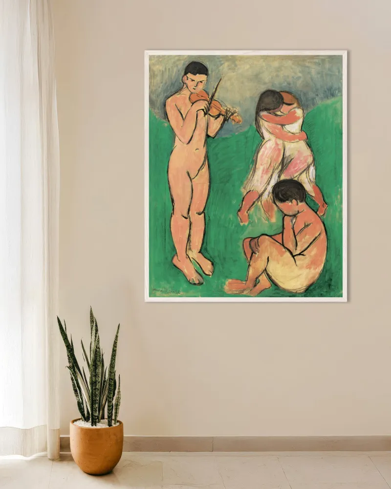 Musique (1907) par Henri Matisse - Poster
