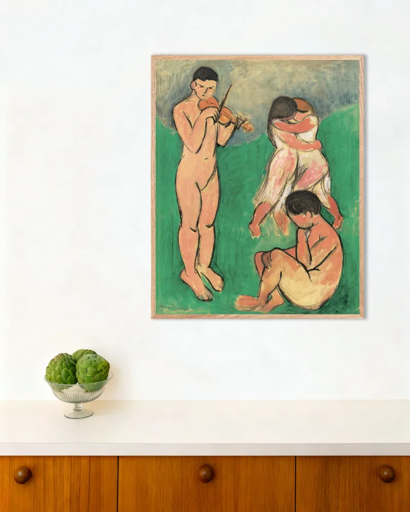 Musique (1907) par Henri Matisse - Poster