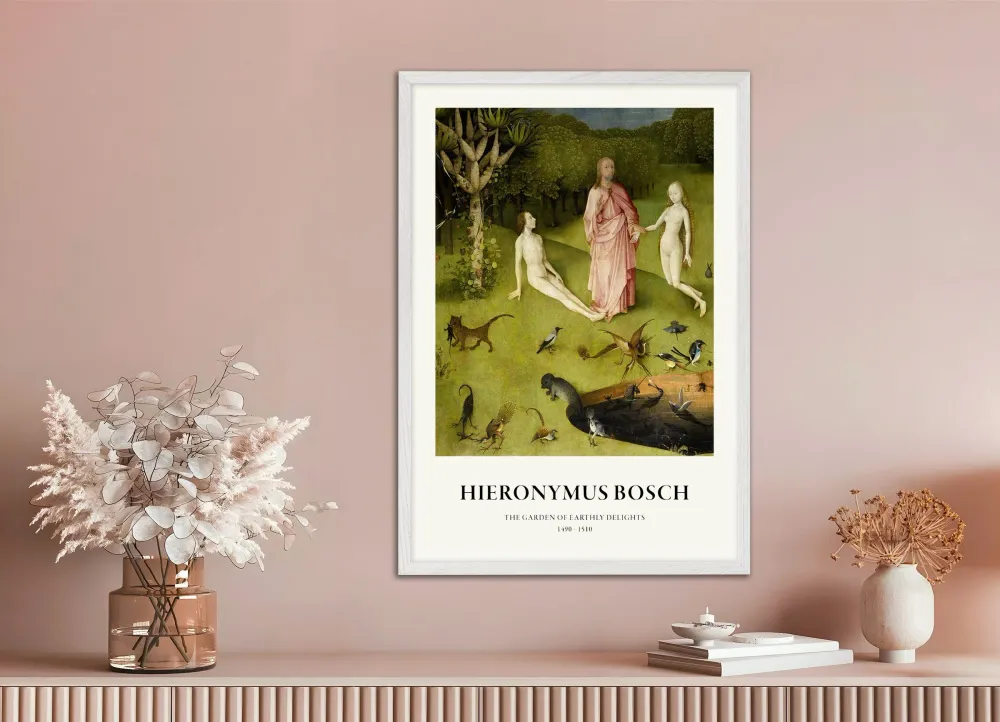 Hieronymus Bosch, affiche Jardin des délices, Détail 01