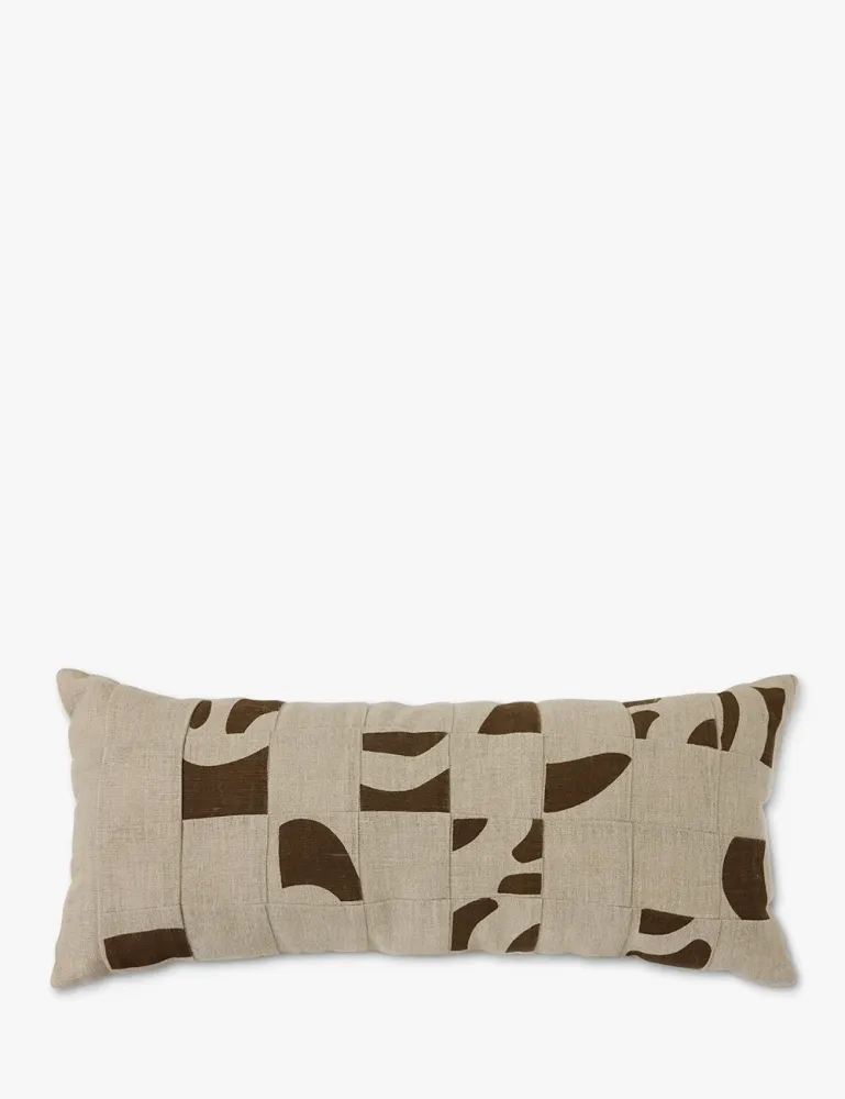 coussin rapiécé naturel HKLIVING
