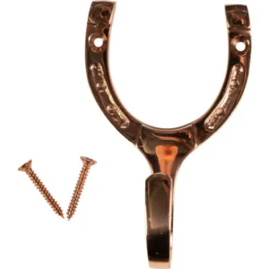Horseshoe Stablehook made Brass Cooper HKM
