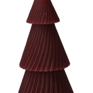 Home & Styling Christmas - Arbre à bougies LED 15cm - LED - Rouge foncé