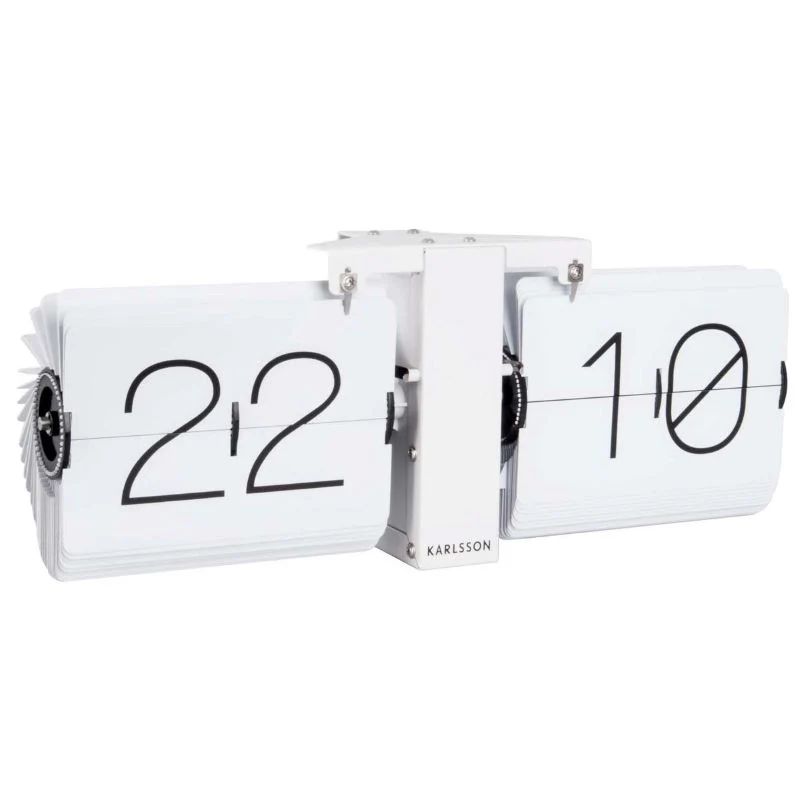 Horloge no Case - blanche