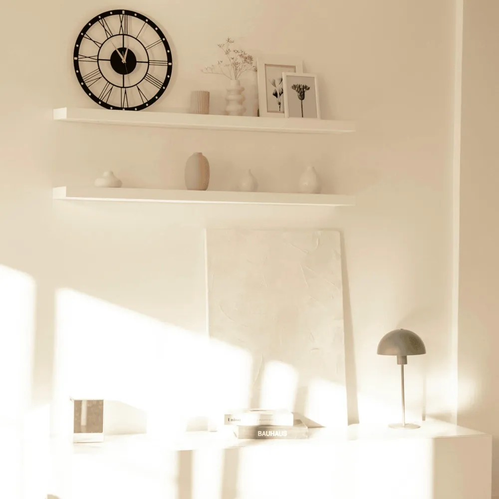 Horloge murale classique en bois BusyKids