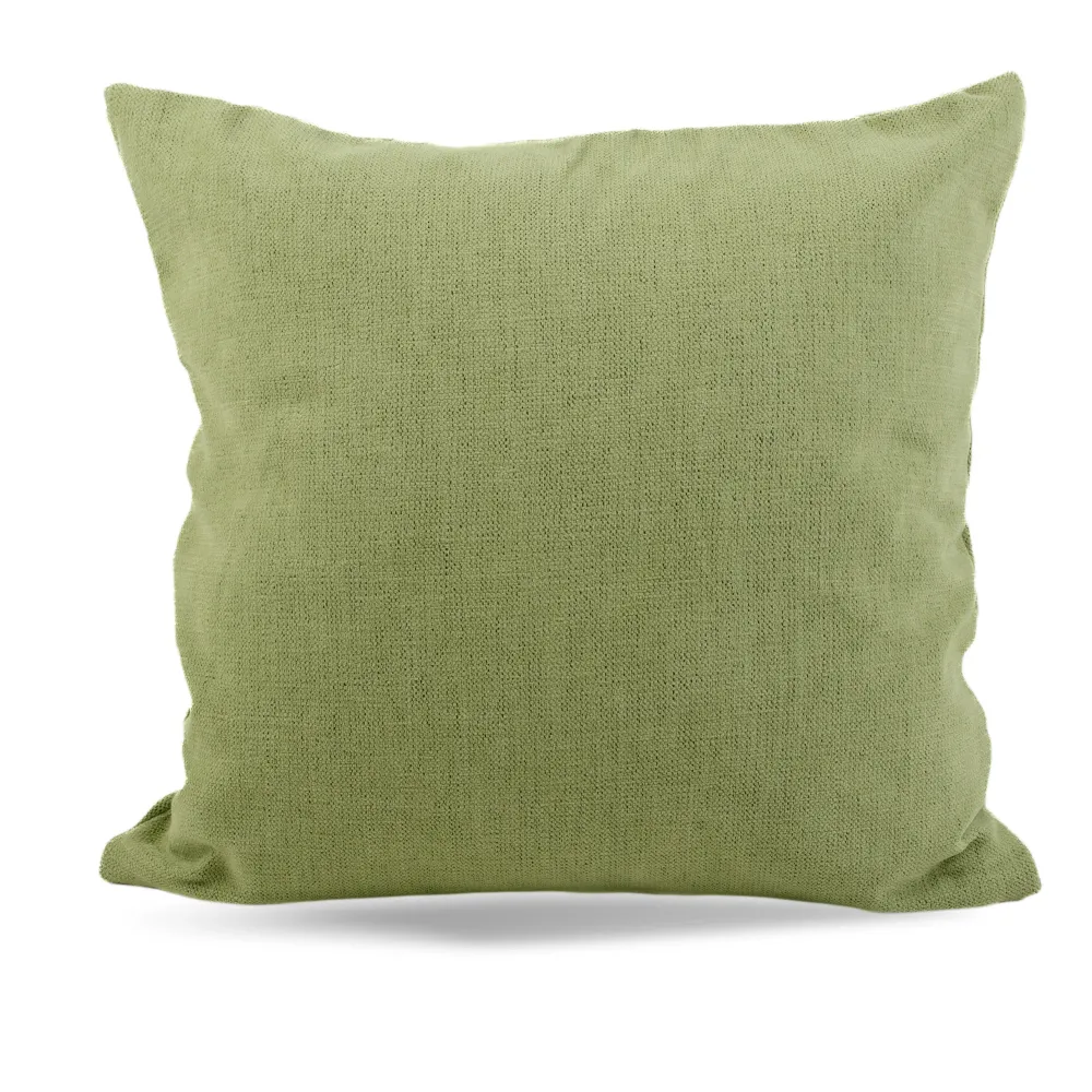 Housse de coussin décoratif - Abra - Sauge - 17 x 17 po
