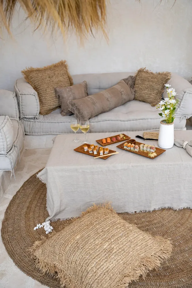La Housse De Coussin Oh My Gee - Velours Béton - 35x100