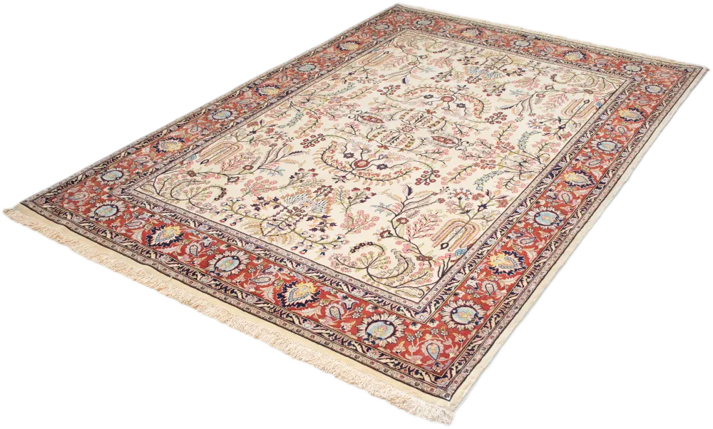 Ilam oriental sur soie