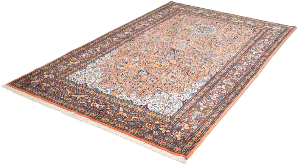 Ilam oriental sur soie