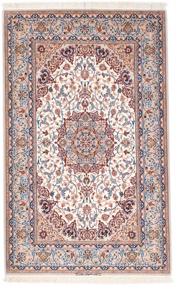 Ispahan oriental sur soie