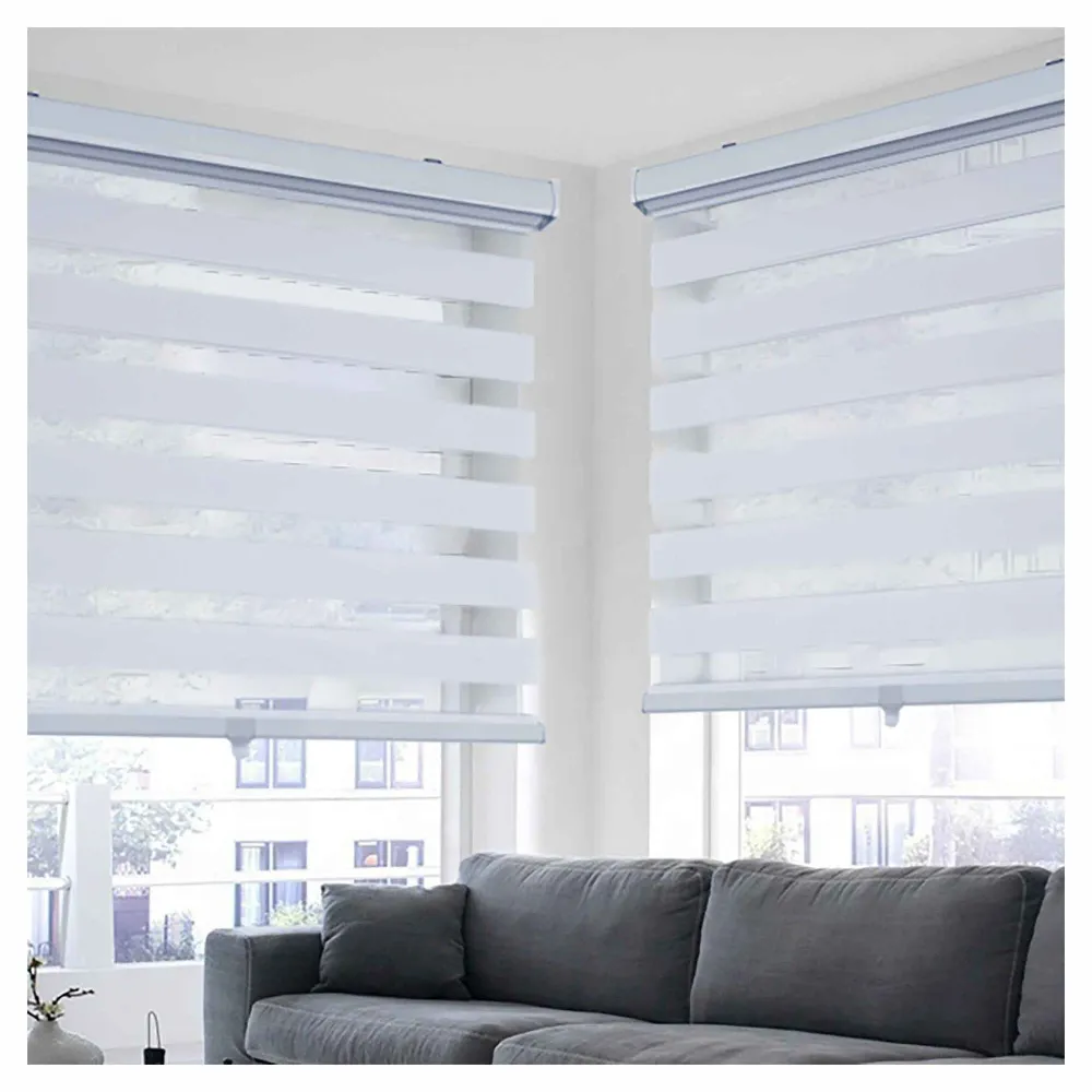 Store alternée, sans cordon, blanc, 60'' x 84'' ITY