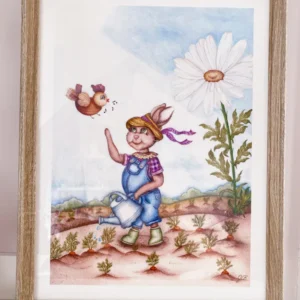 Au Jardin | Cadre + Affiche