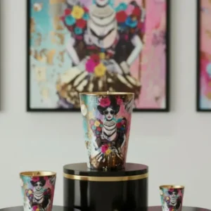 Bougie parfumée en verre Mal De Ojo 7,5 cm | 10 cm | 16 cm | 24 cm Jérôme Devisme