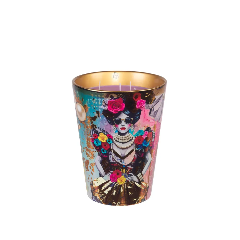 Bougie parfumée en verre Mal De Ojo 7,5 cm | 10 cm | 16 cm | 24 cm Jérôme Devisme