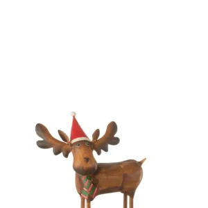 J-Line Eland Kerstmis Hoed Ijzer Mix Large